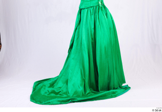  Photos Woman in Ceremonial 20th century Dress 20th century green dress long skirt upper body 0002.jpg